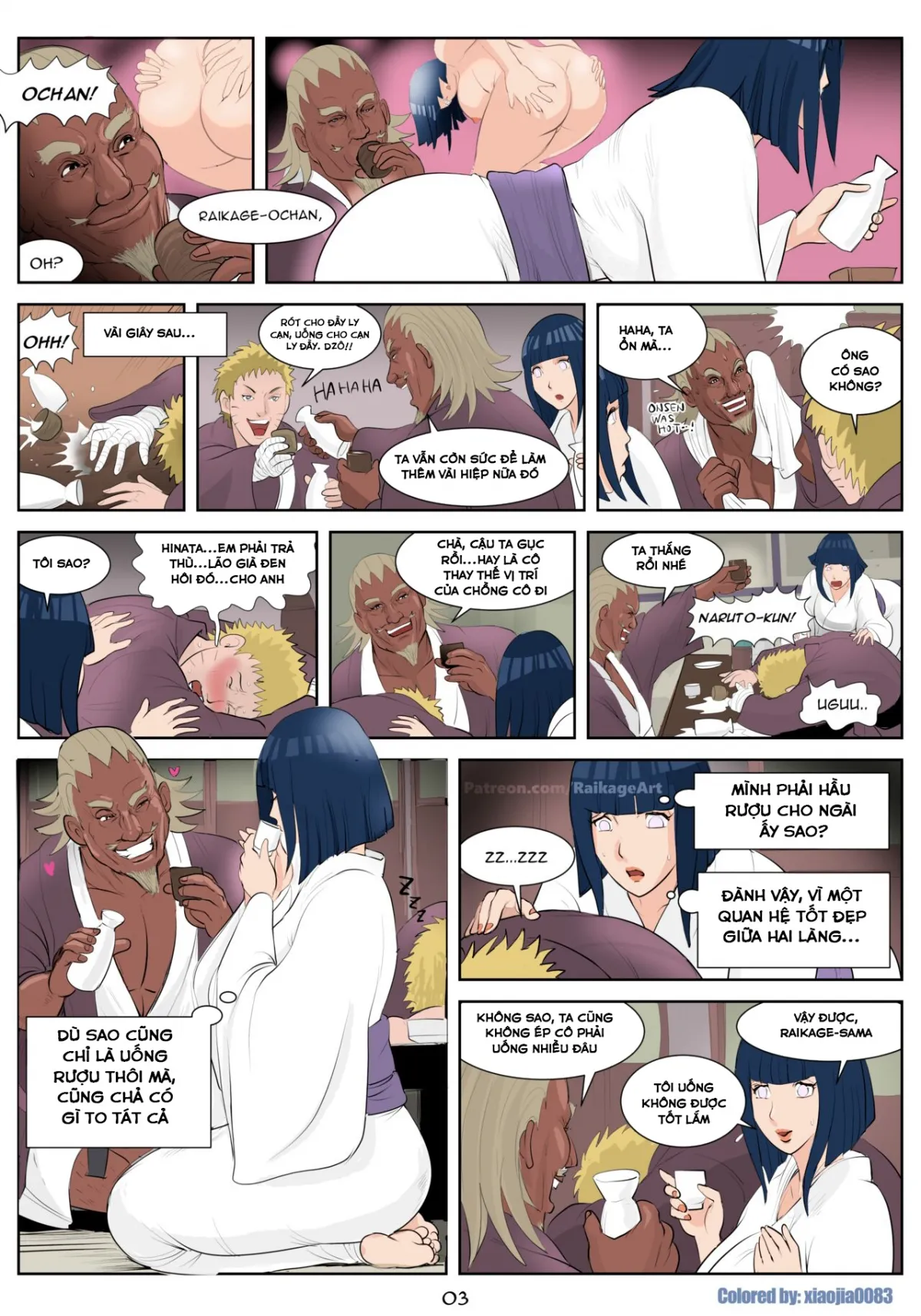HentaiVN.net - Ảnh 3 - Affair Hidden in the Leaves (Naruto) (FULL) - Chap 1 (màu)