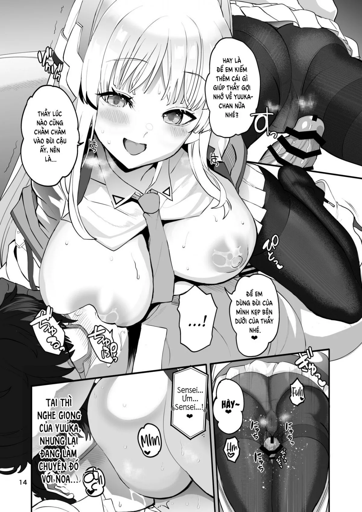 HentaiVN.net - Ảnh 14 - Seminar Shoki no Omote ni Dasenai Kousai Kiroku - Oneshot nứng