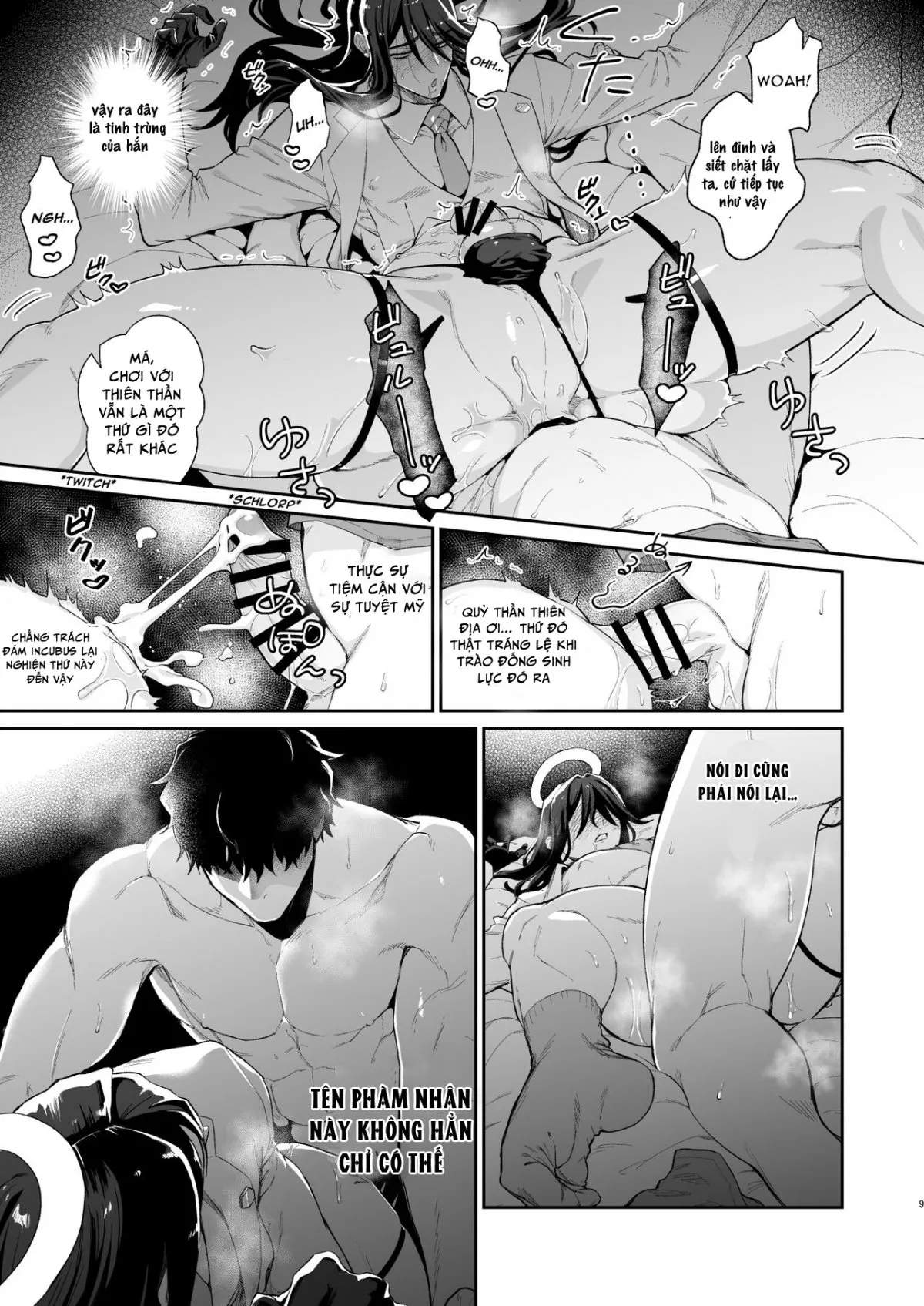 HentaiVN.net - Ảnh 9 - Game Shitai no ni Arawareta Tenshi mo Inran de Komaru! - Chap 1