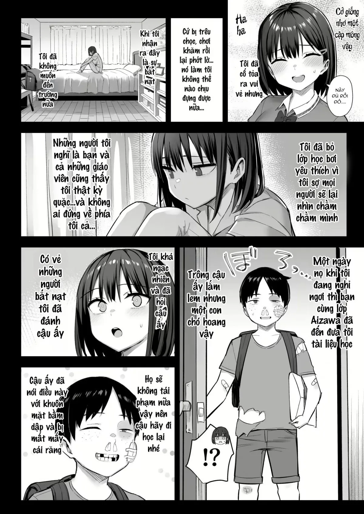 HentaiVN.net - Ảnh 4 - 1 người bạn thời thơ ấu ngực khủng mà tôi yêu quý từ lâu đã bị bọn côn đồ đùa giỡn trong 7 ngày [ずっと好きだった巨乳幼馴染が不良達に弄ばれた七日間 中] - Chap 1