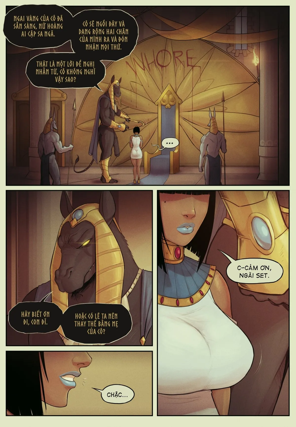 HentaiVN.net - Ảnh 12 - In the Shadow of Anubis 3 - Chap 1