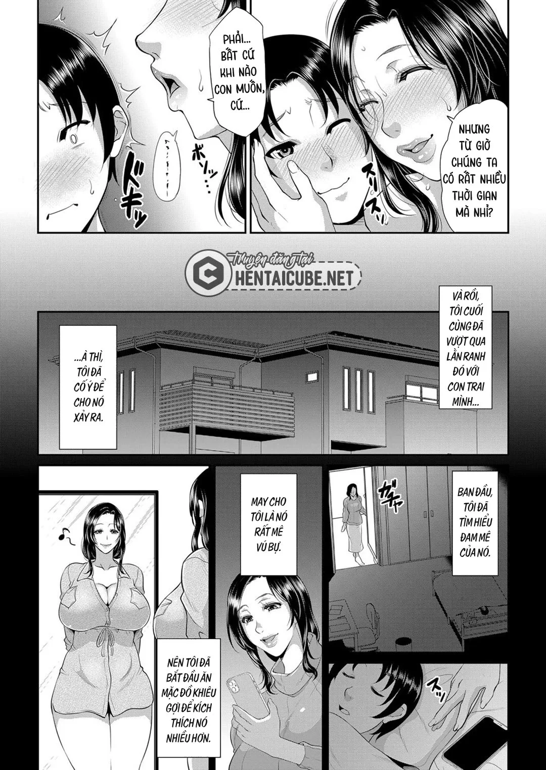 HentaiVN.net - Ảnh 38 - Người mẹ tiện nghi [Tsugou no Ii Haha | Convenient Mother] - Oneshot