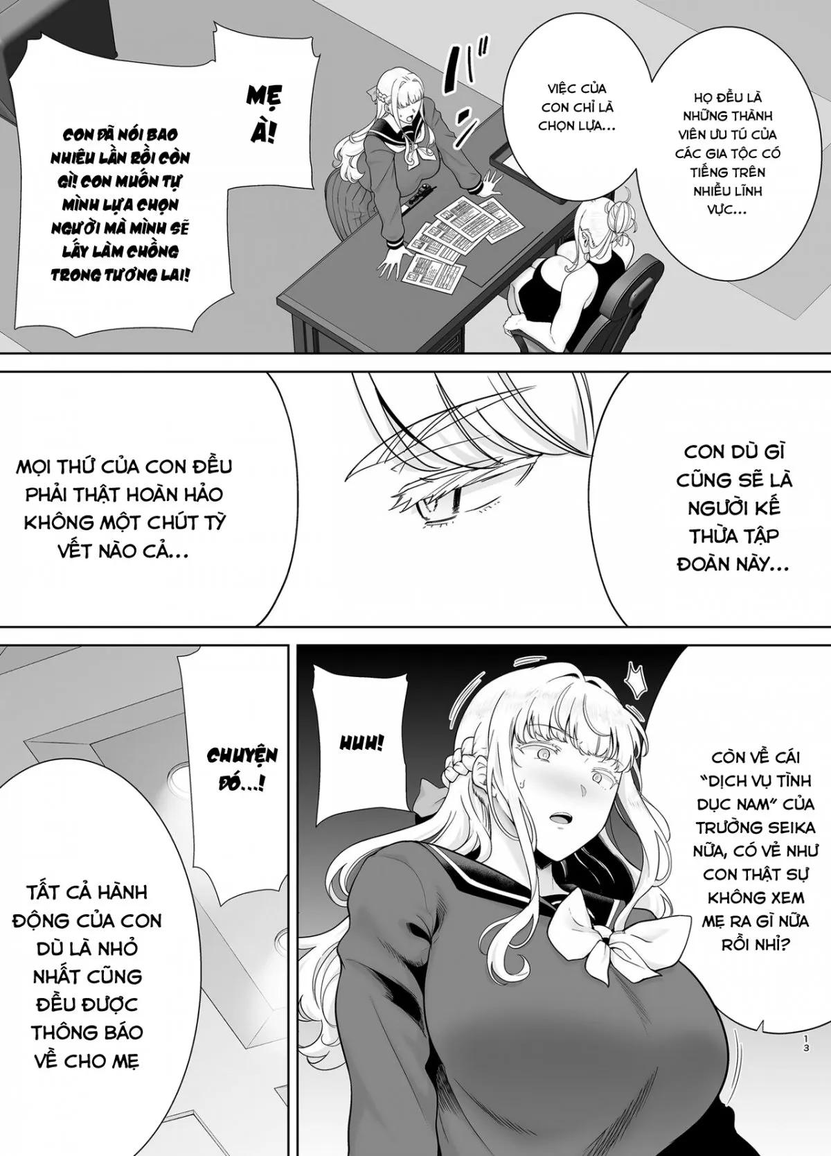 HentaiVN.net - Ảnh 11 - Seika Jogakuin Koutoubu Kounin Sao Oji-San - Chap 7