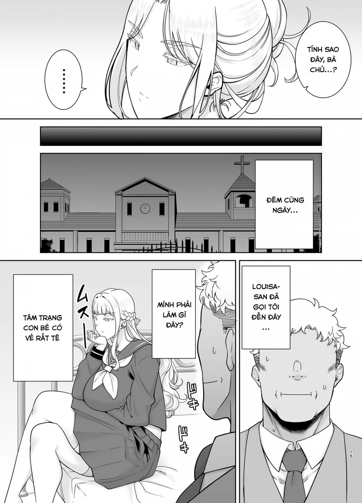HentaiVN.net - Ảnh 13 - Seika Jogakuin Koutoubu Kounin Sao Oji-San - Chap 7
