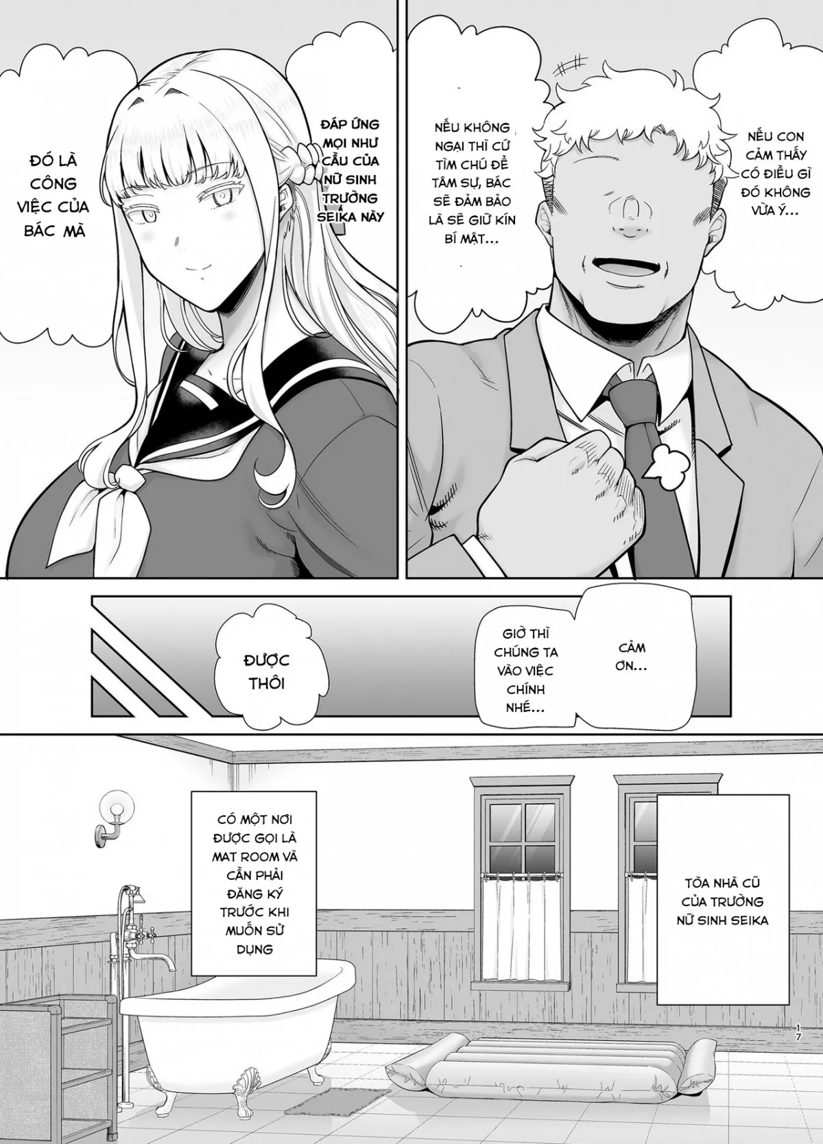 HentaiVN.net - Ảnh 15 - Seika Jogakuin Koutoubu Kounin Sao Oji-San - Chap 7