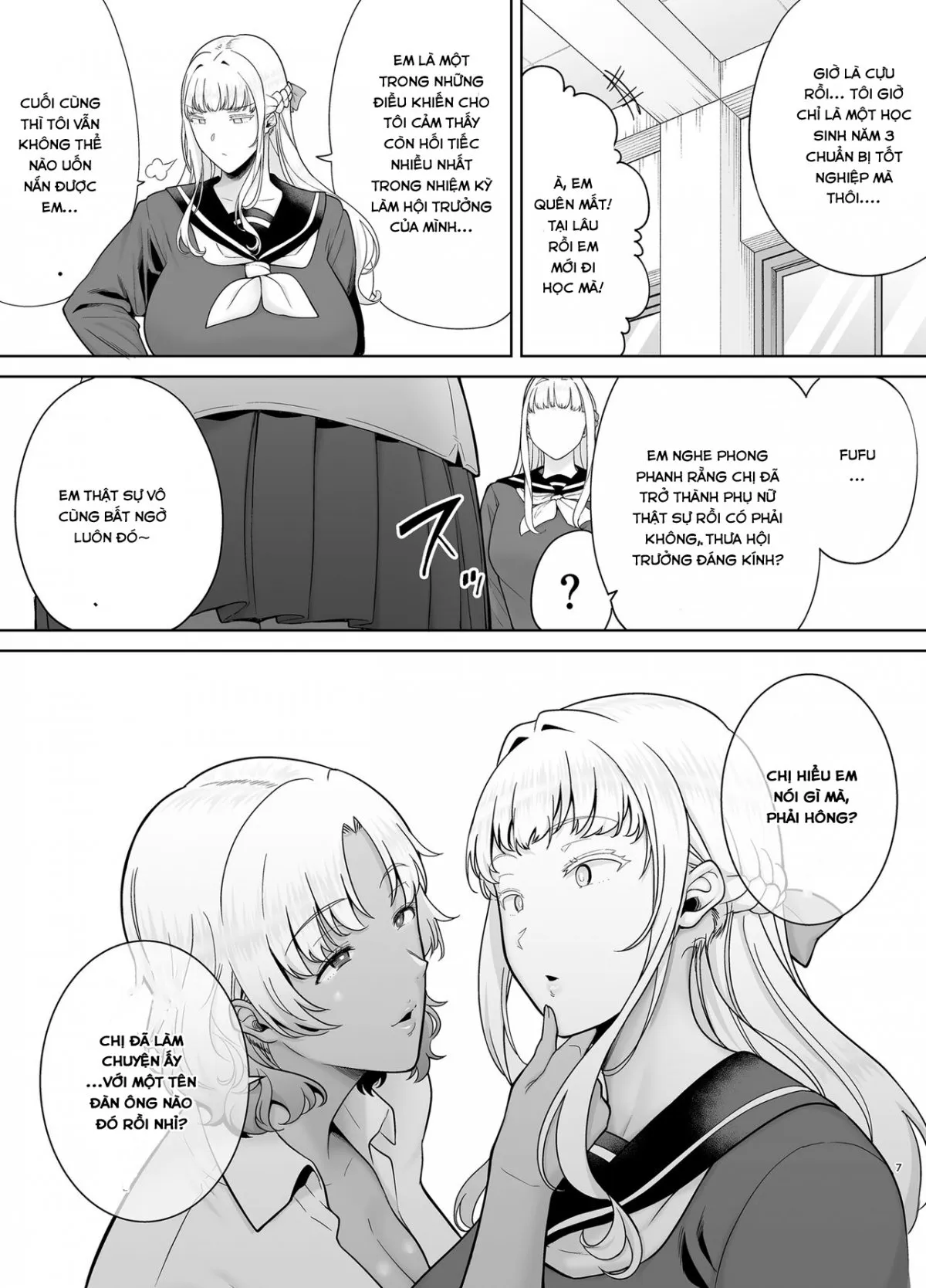HentaiVN.net - Ảnh 5 - Seika Jogakuin Koutoubu Kounin Sao Oji-San - Chap 7