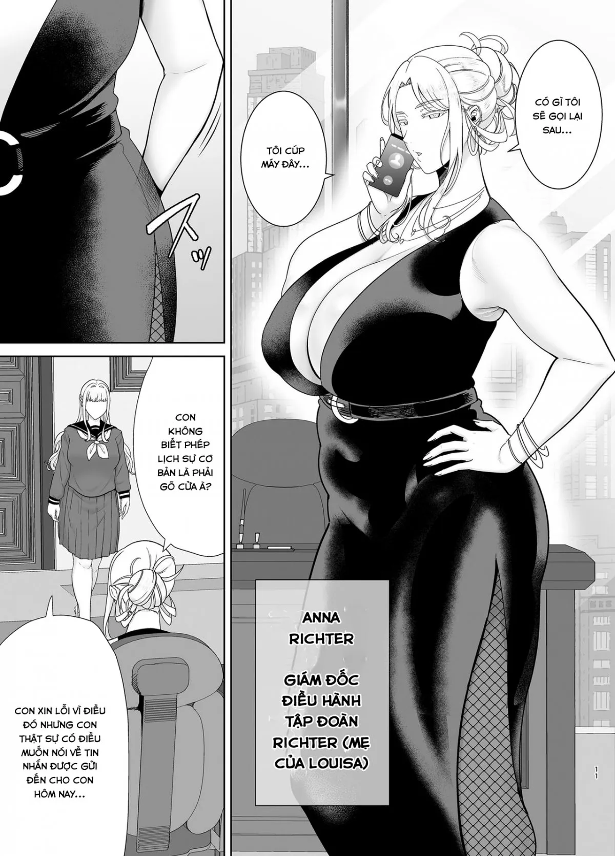 HentaiVN.net - Ảnh 9 - Seika Jogakuin Koutoubu Kounin Sao Oji-San - Chap 7