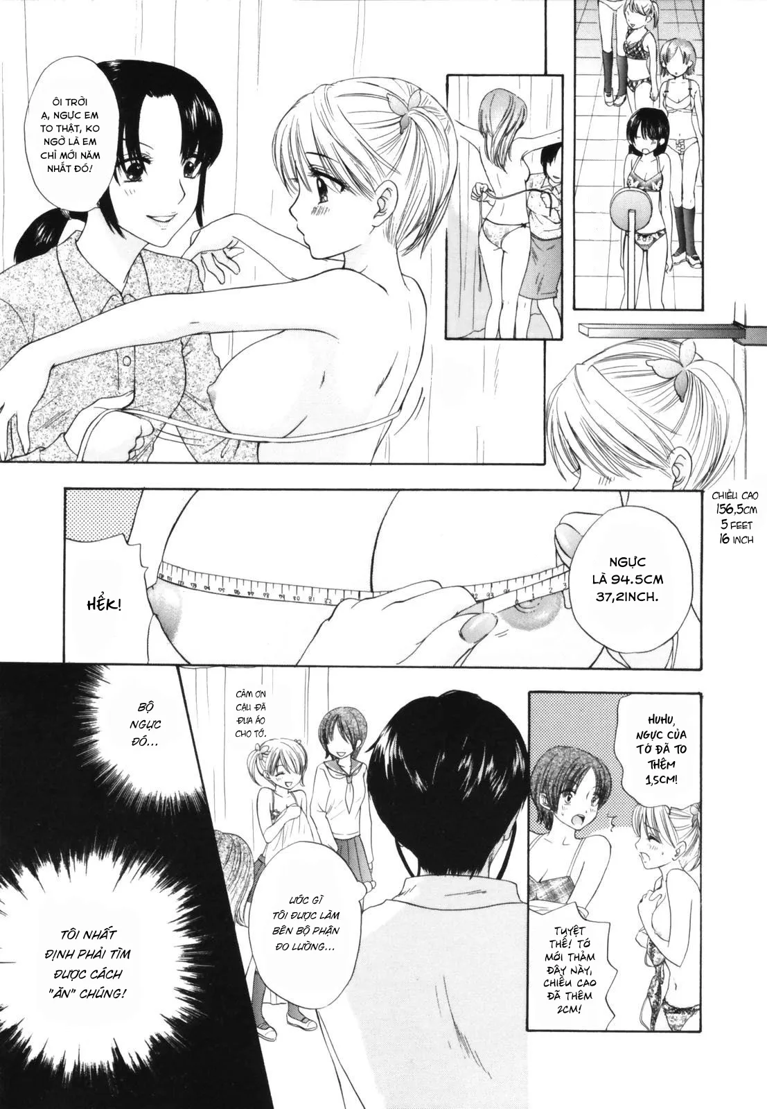 HentaiVN.net - Ảnh 9 - Cuộc sống hàng ngày của Ai sugimoto - Chap 5 kiểm tra thể chất