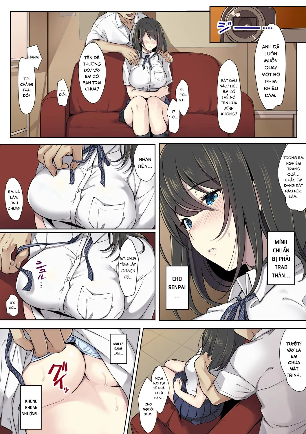 HentaiVN.net - Ảnh 11 - Bạn gái tôi đã lập một thoả thuận với senpai để bảo vệ tôi. [Kanojo no Okashita Ayamachi] - Chap 1