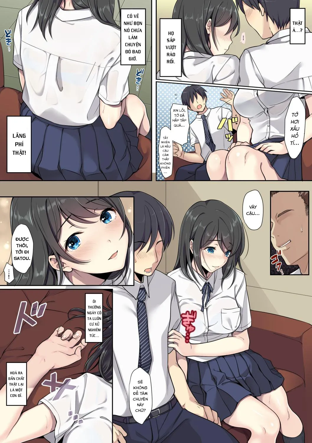 HentaiVN.net - Ảnh 4 - Bạn gái tôi đã lập một thoả thuận với senpai để bảo vệ tôi. [Kanojo no Okashita Ayamachi] - Chap 1