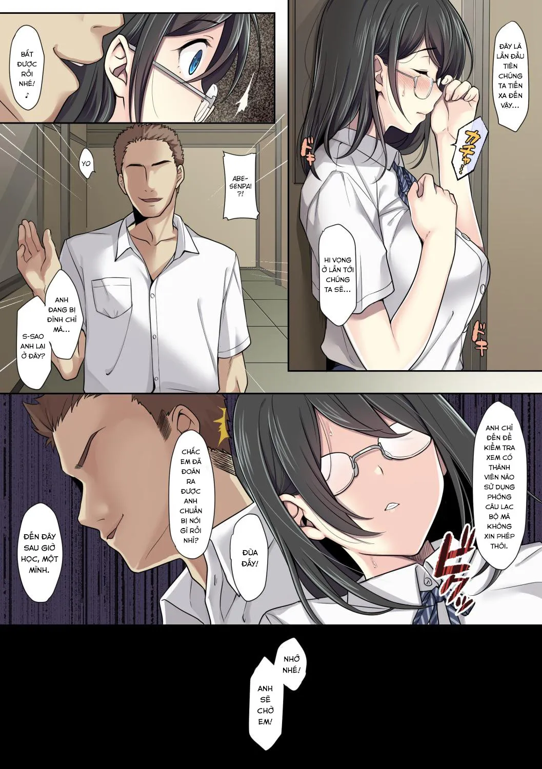 HentaiVN.net - Ảnh 7 - Bạn gái tôi đã lập một thoả thuận với senpai để bảo vệ tôi. [Kanojo no Okashita Ayamachi] - Chap 1
