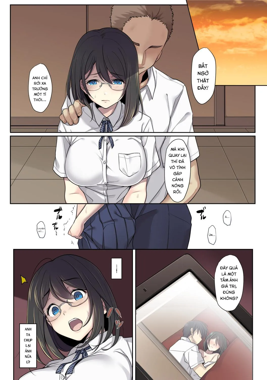 HentaiVN.net - Ảnh 8 - Bạn gái tôi đã lập một thoả thuận với senpai để bảo vệ tôi. [Kanojo no Okashita Ayamachi] - Chap 1