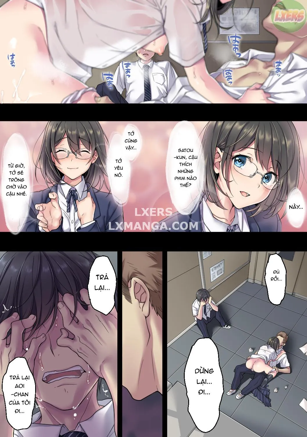 HentaiVN.net - Ảnh 23 - Bạn gái tôi đã lập một thoả thuận với senpai để bảo vệ tôi. [Kanojo no Okashita Ayamachi] - Chap 2 - [END]