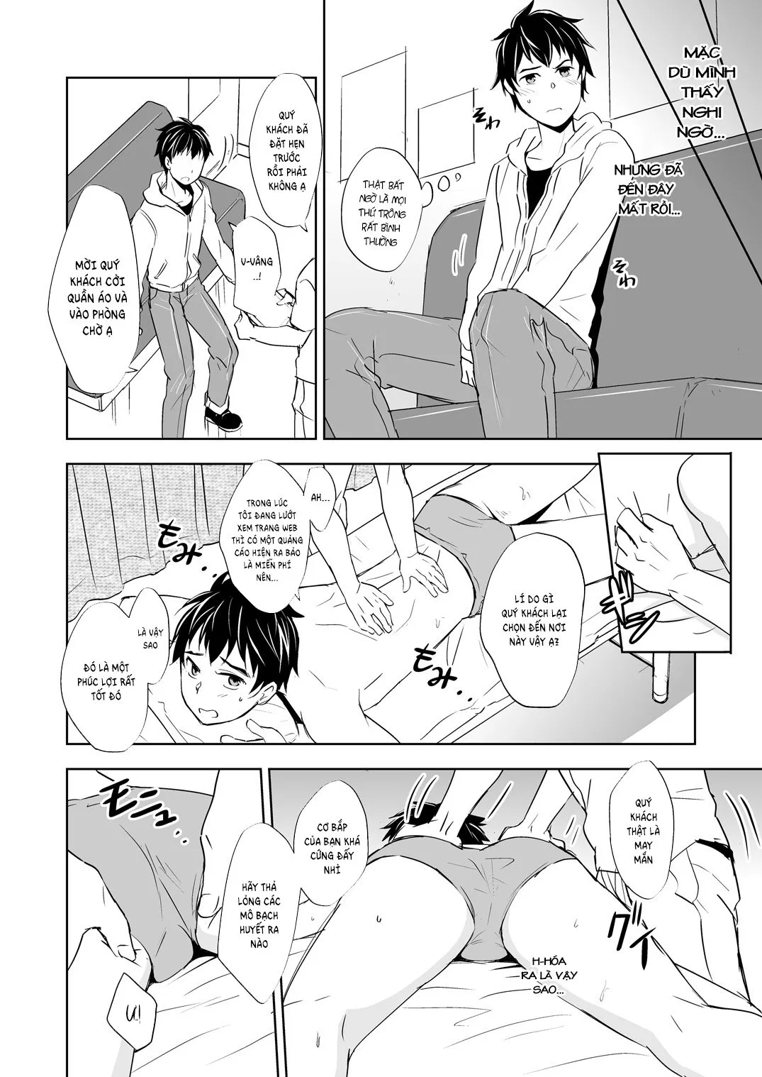 HentaiVN.net - Ảnh 4 - Quán mát xa miễn phí - Chap 1