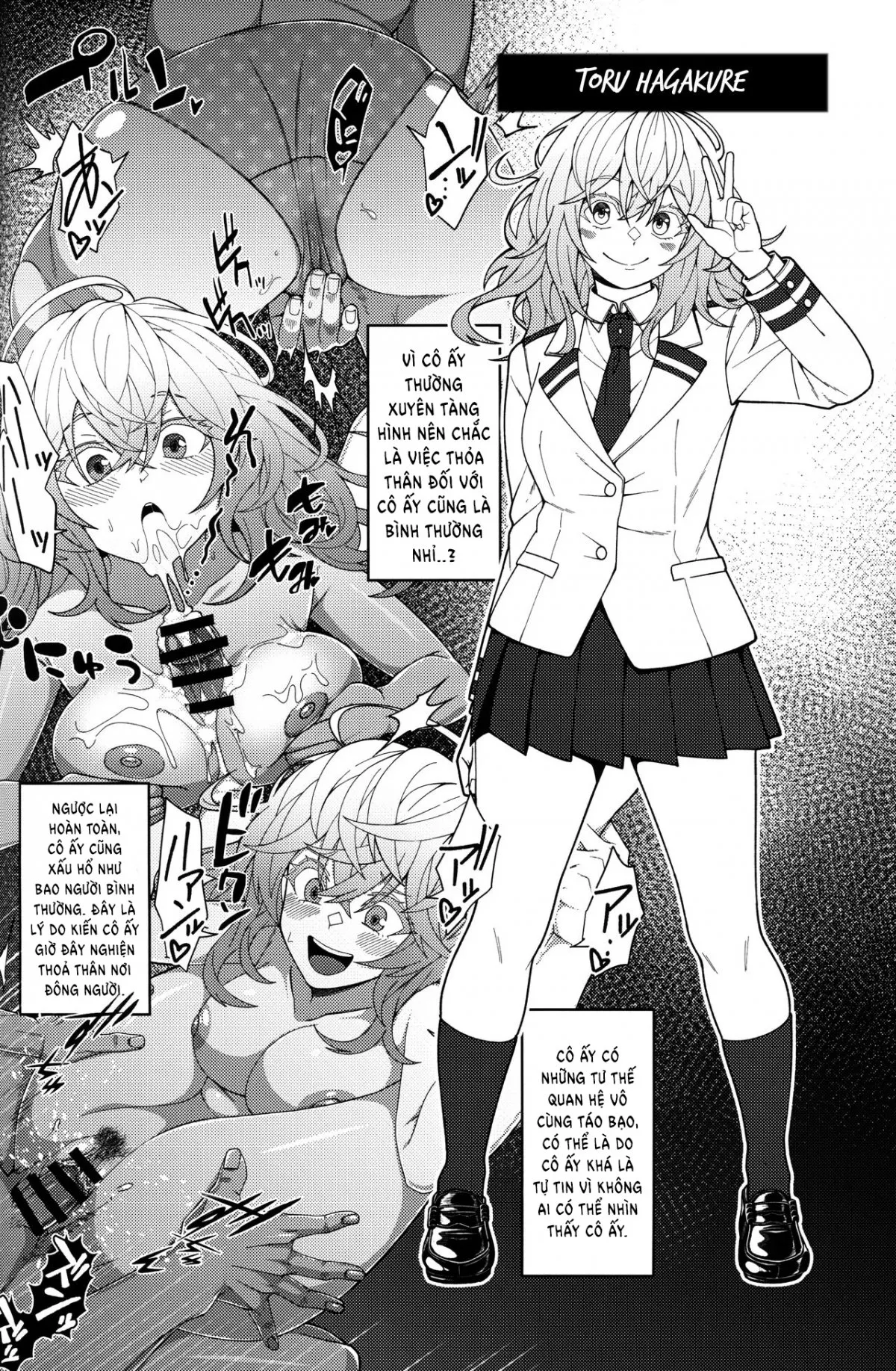 HentaiVN.net - Ảnh 14 - Mặt Tối [Himitsu no Kao | Their secret faces] - Oneshot
