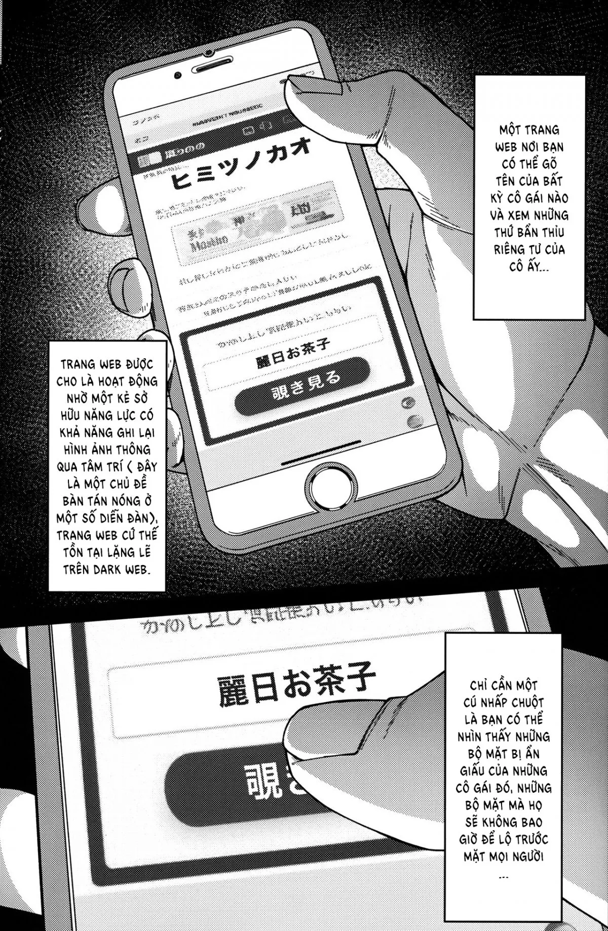 HentaiVN.net - Ảnh 3 - Mặt Tối [Himitsu no Kao | Their secret faces] - Oneshot