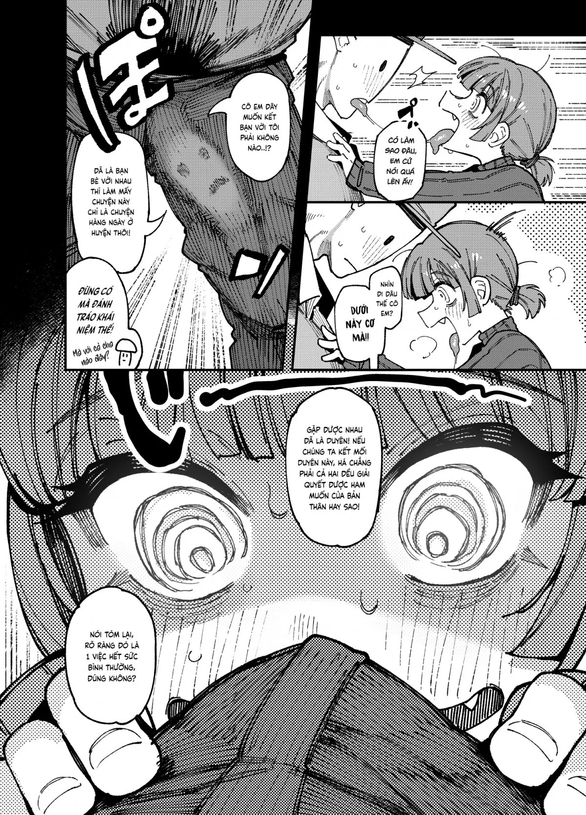 HentaiVN.net - Ảnh 14 - Lỡ ăn phải nấm, nứng không kịp ngỡ [Ie ga Shike Sugite Haete Kita Genkaku Yuuhatsu Kinoko wo Gosyoku Shite Hatsujyou Shita Ato no Are ya Kore; 家が湿気過ぎて生えてきた幻覚誘発するキノコを誤食して発情したあとのあれやこれ] - Tu bi con tình iu