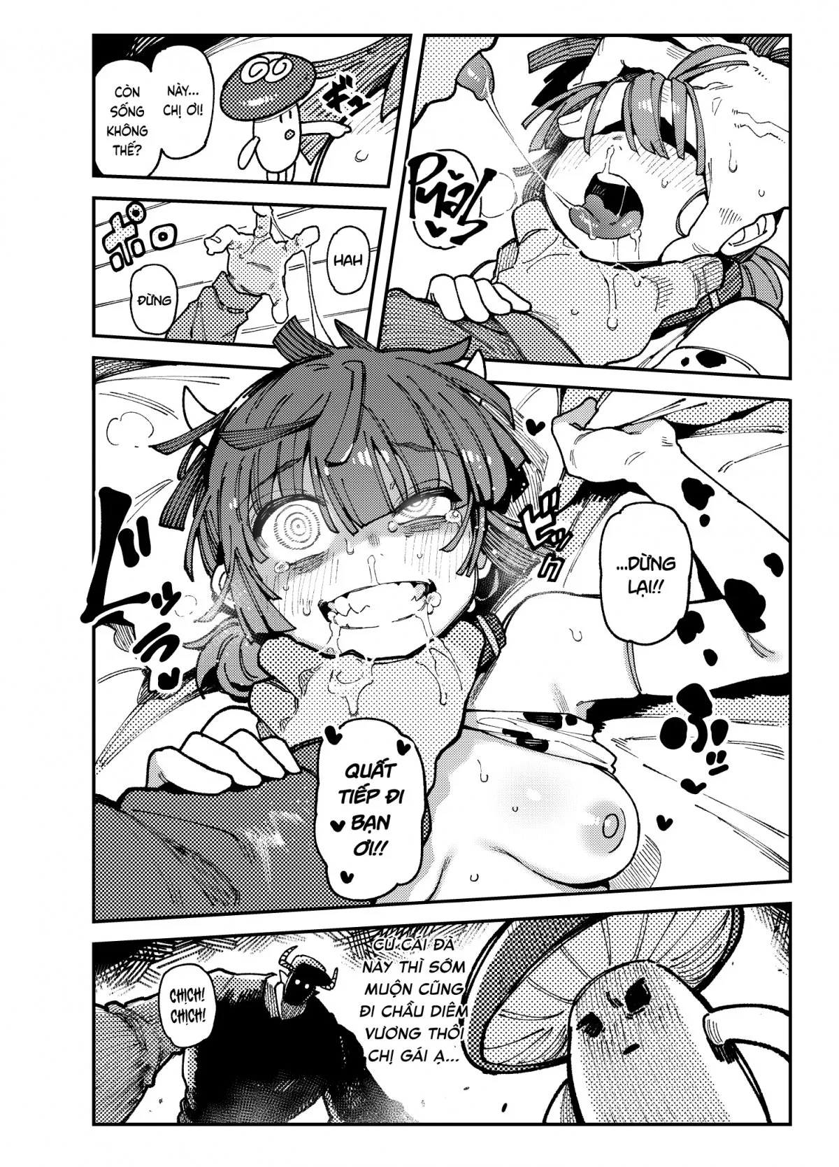 HentaiVN.net - Ảnh 28 - Lỡ ăn phải nấm, nứng không kịp ngỡ [Ie ga Shike Sugite Haete Kita Genkaku Yuuhatsu Kinoko wo Gosyoku Shite Hatsujyou Shita Ato no Are ya Kore; 家が湿気過ぎて生えてきた幻覚誘発するキノコを誤食して発情したあとのあれやこれ] - Tu bi con tình iu