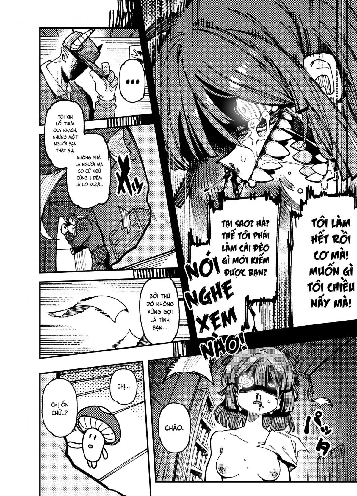 HentaiVN.net - Ảnh 52 - Lỡ ăn phải nấm, nứng không kịp ngỡ [Ie ga Shike Sugite Haete Kita Genkaku Yuuhatsu Kinoko wo Gosyoku Shite Hatsujyou Shita Ato no Are ya Kore; 家が湿気過ぎて生えてきた幻覚誘発するキノコを誤食して発情したあとのあれやこれ] - Tu bi con tình iu