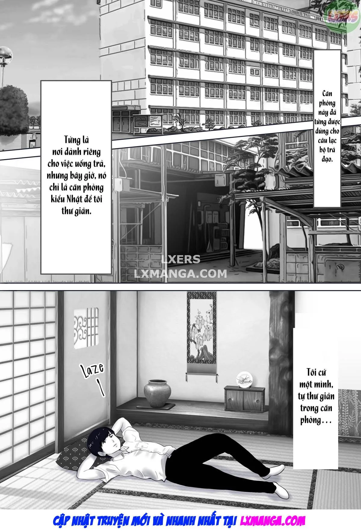 HentaiVN.net - Ảnh 4 - Mukuchi na Jitome Gal to Futarikiri no Bushitsu de Bunkabu Nanoni Asedaku Nakadashi Sex na Houkago - Oneshot