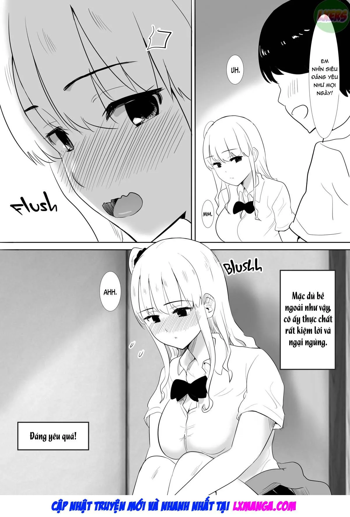 HentaiVN.net - Ảnh 7 - Mukuchi na Jitome Gal to Futarikiri no Bushitsu de Bunkabu Nanoni Asedaku Nakadashi Sex na Houkago - Oneshot