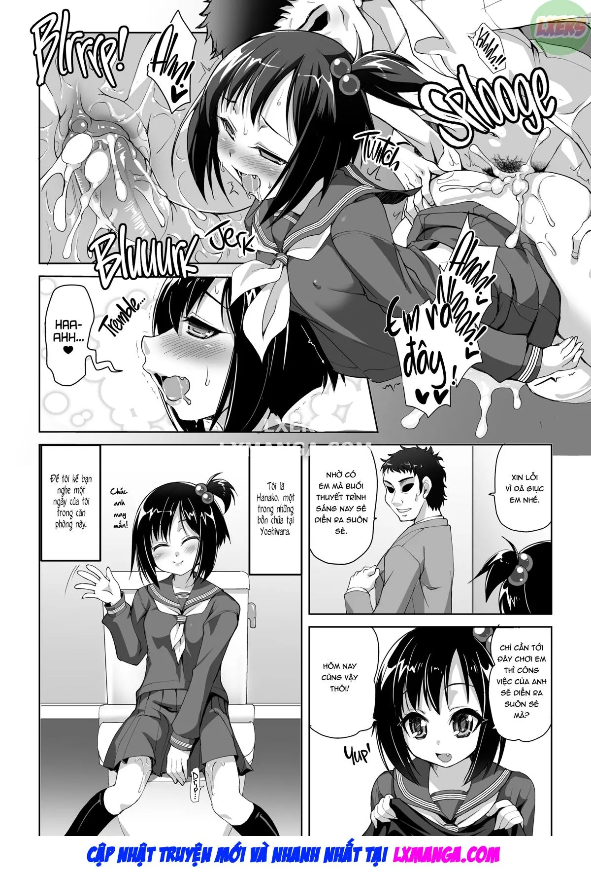 HentaiVN.net - Ảnh 4 - Gyouretsu no Dekiru Nikubenki Rinkanjo -MasPet Hanako-san - Oneshot