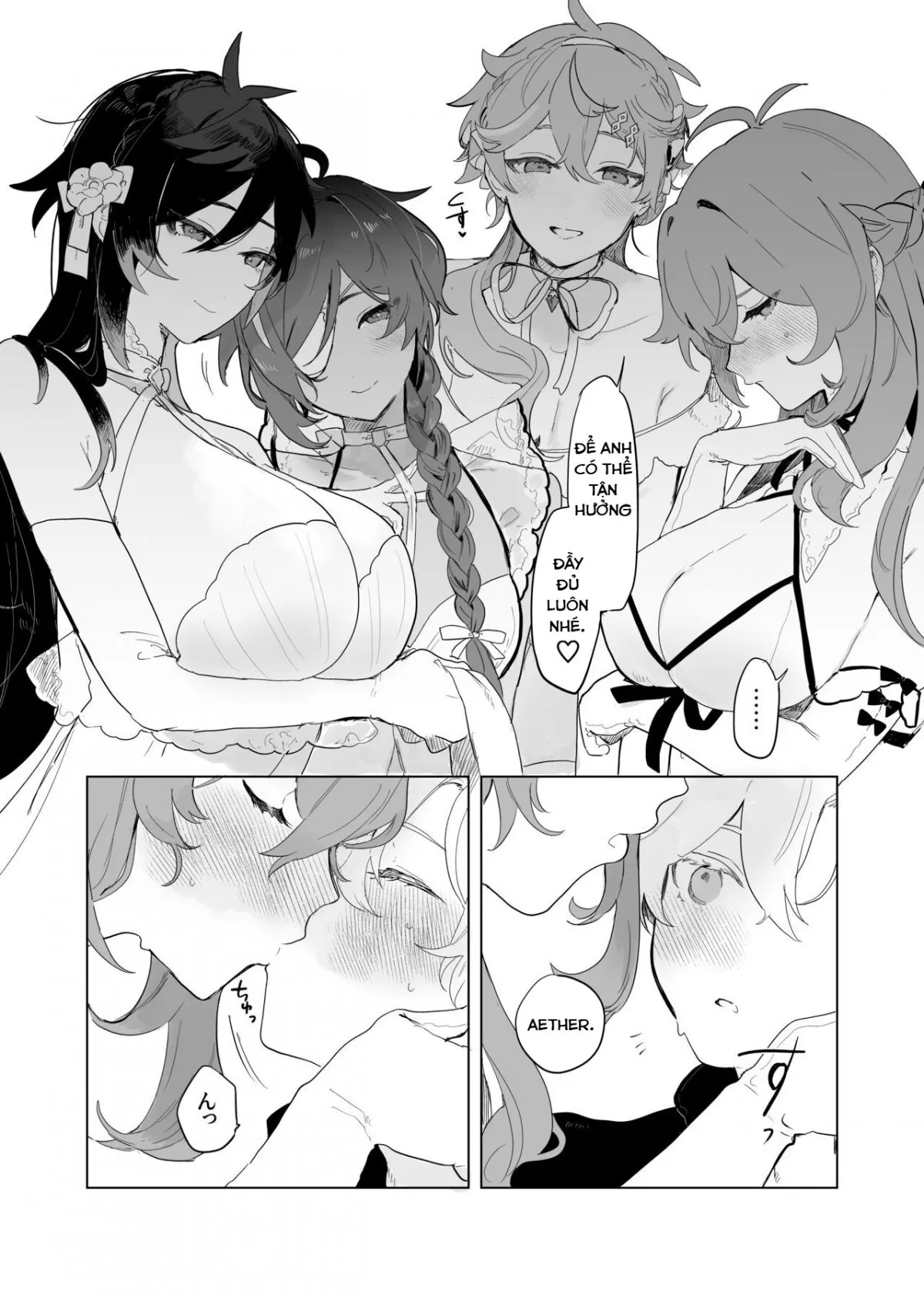 HentaiVN.net - Ảnh 5 - Aether và những cô nàng quyến rũ. [Sora-kun ga Ashinaga Oneechan-tachi to Ichaicha Suru Hon.] - Dạo đầu, Tartaglia
