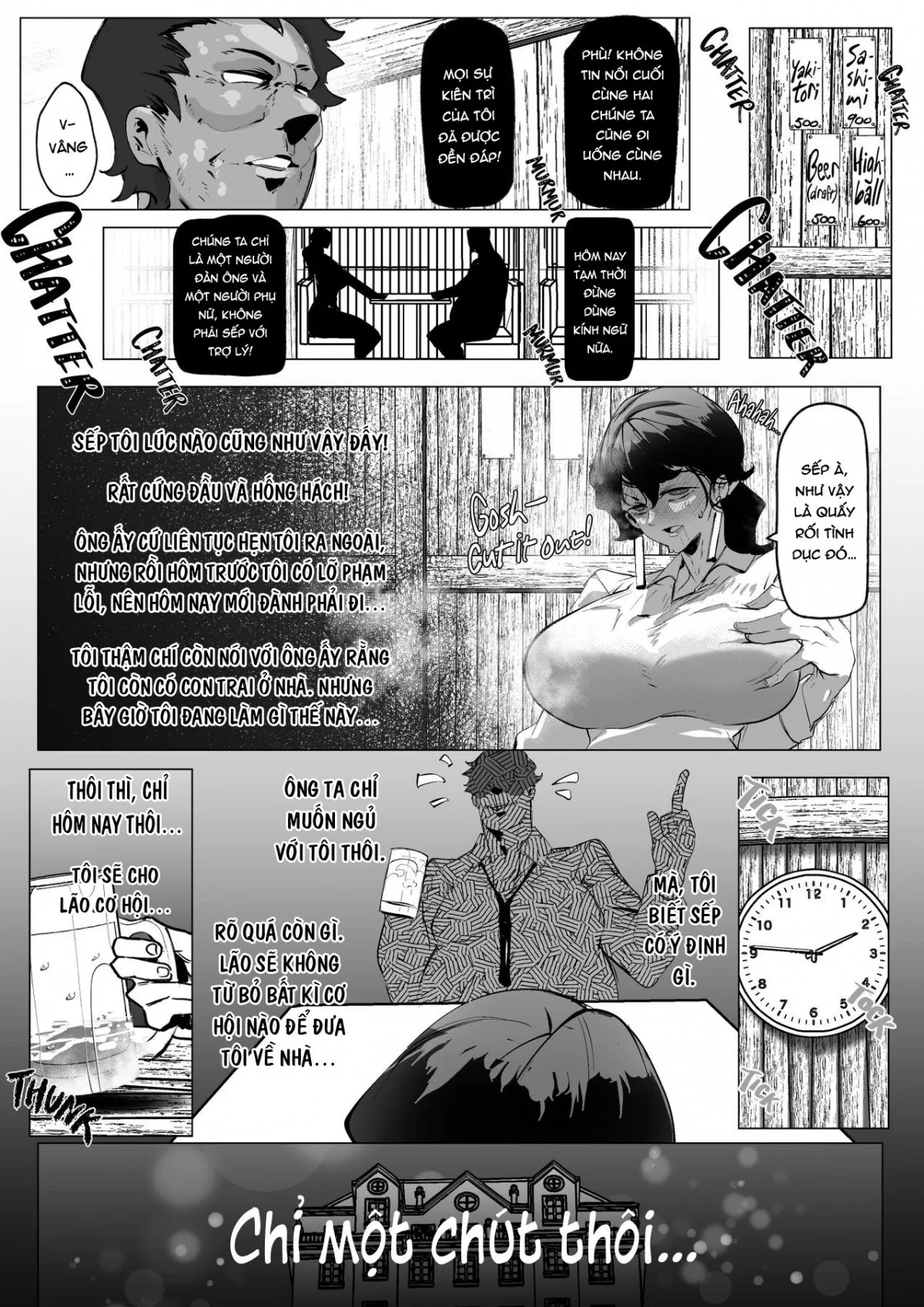 HentaiVN.net - Ảnh 5 - Miboujin Single Mother wa Kaisha no Joushi ni Mainichi Okasareteiru [My Widowed Single Mother Gets Railed By Her Boss Every Day] - Oneshot