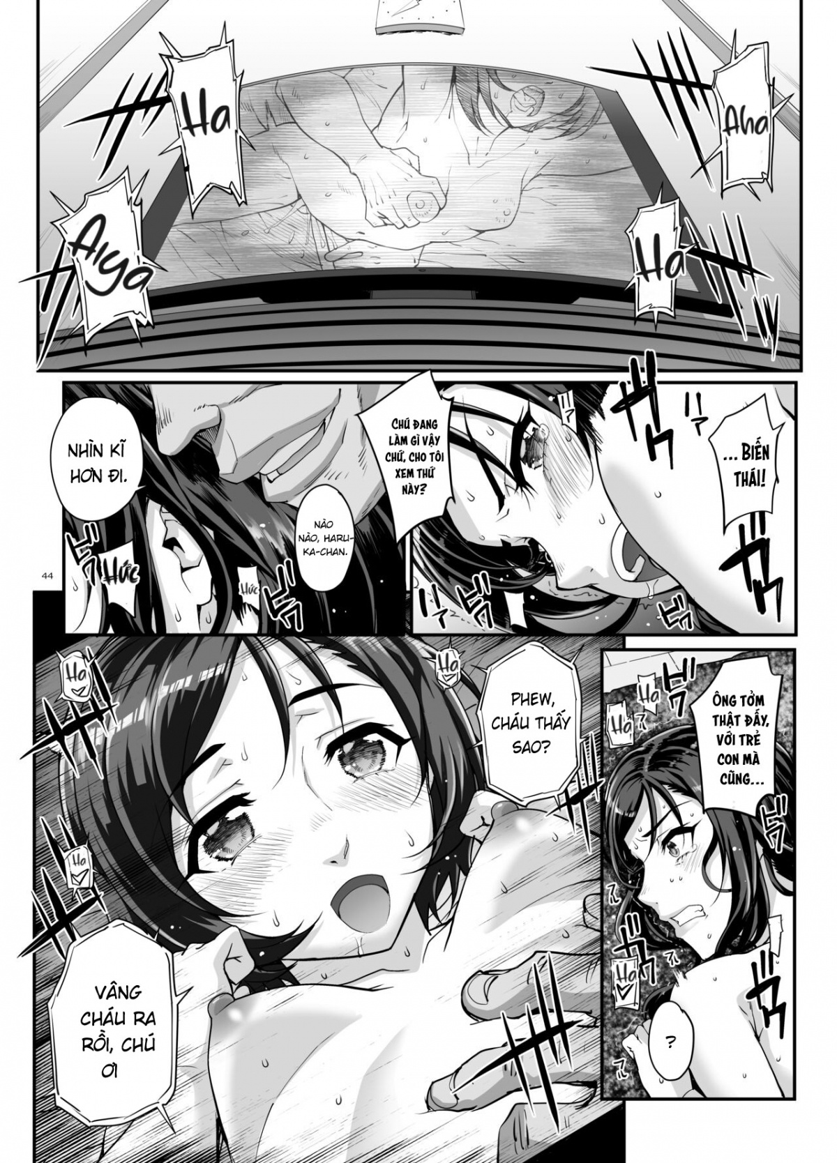 HentaiVN.net - Ảnh 44 - Takanashi Shimai no Junan [小鳥遊姉妹の受難] - Chap 1