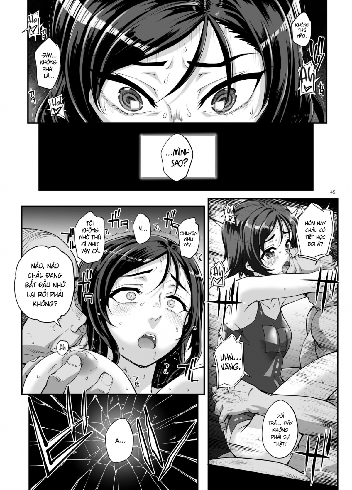 HentaiVN.net - Ảnh 45 - Takanashi Shimai no Junan [小鳥遊姉妹の受難] - Chap 1