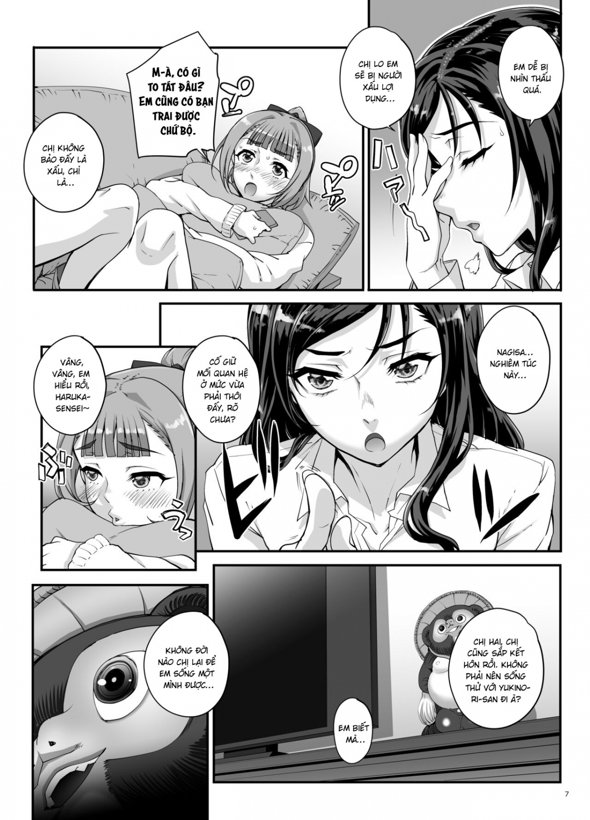 HentaiVN.net - Ảnh 9 - Takanashi Shimai no Junan [小鳥遊姉妹の受難] - Chap 1