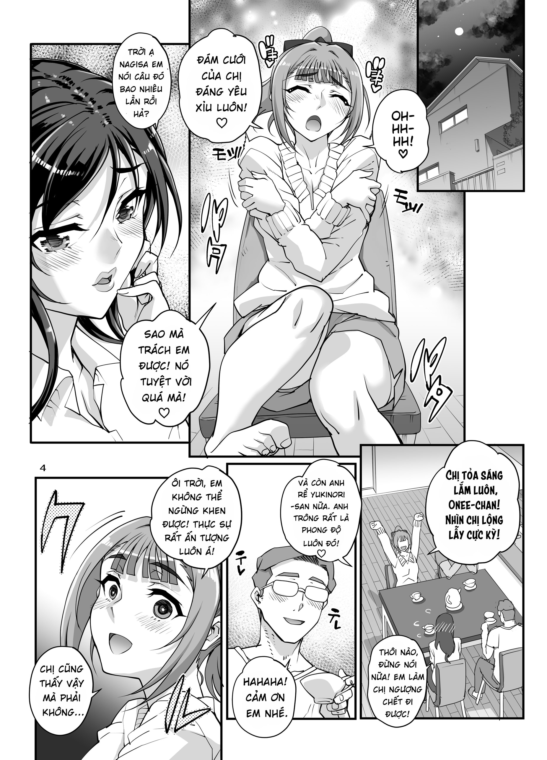 HentaiVN.net - Ảnh 5 - Takanashi Shimai no Junan [小鳥遊姉妹の受難] - Chap 2