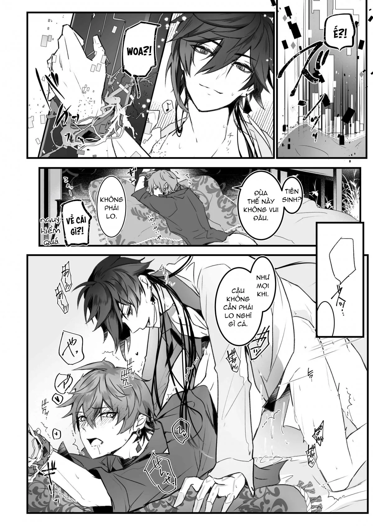 HentaiVN.net - Ảnh 29 - Nấc thang lên thiên đường [Ten no kai ; angel's stair] - Lỡ mồm nhận kèo làm truyện say gex
