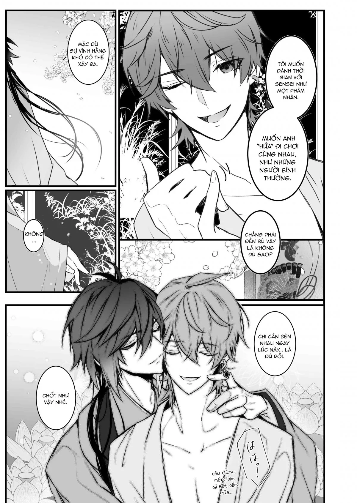 HentaiVN.net - Ảnh 38 - Nấc thang lên thiên đường [Ten no kai ; angel's stair] - Lỡ mồm nhận kèo làm truyện say gex