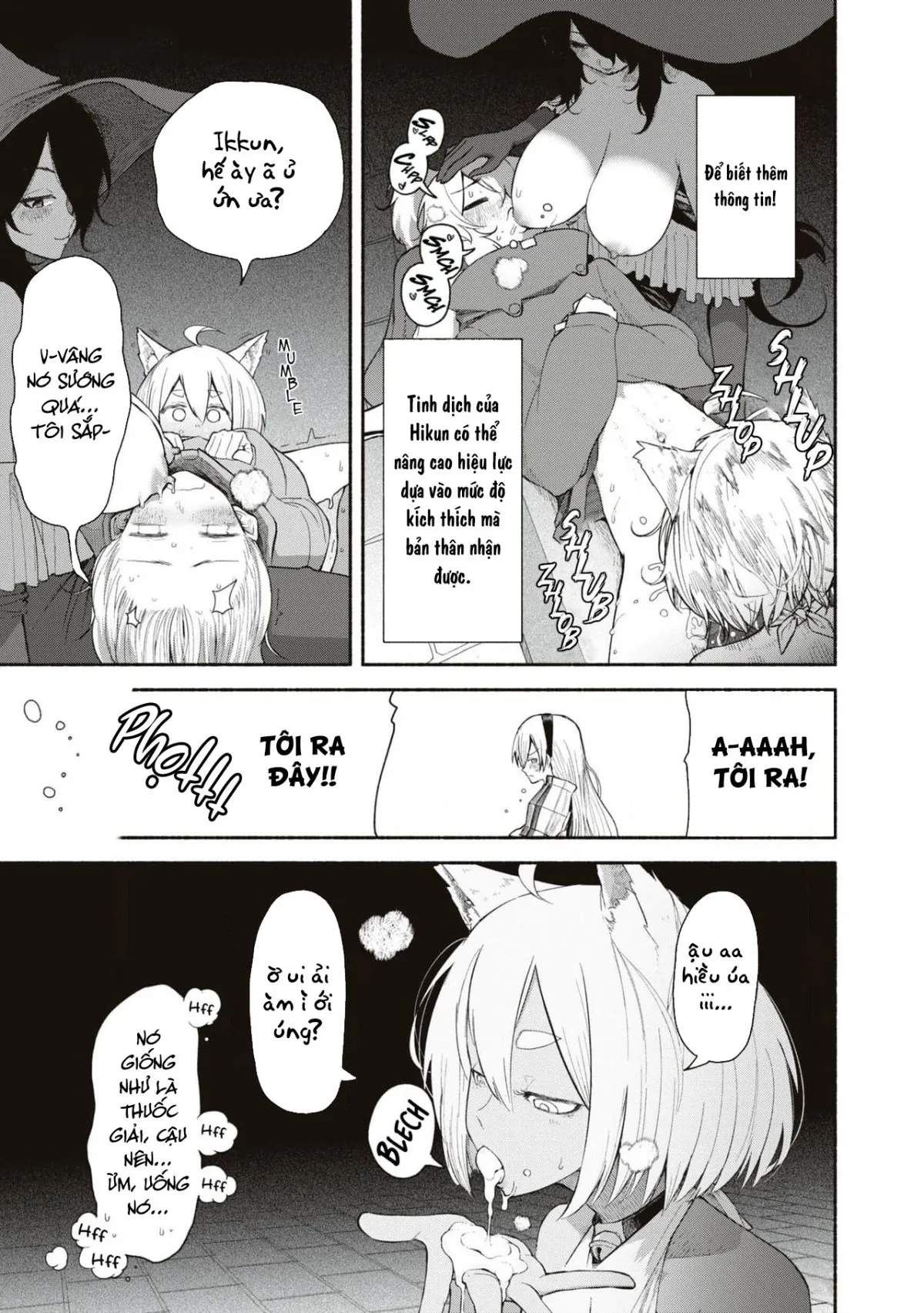 HentaiVN.net - Ảnh 9 - Tinh dịch của tôi là thuốc trị bách bệnh [Kimi no Seishi wa bannou Kusuri] - Oneshot