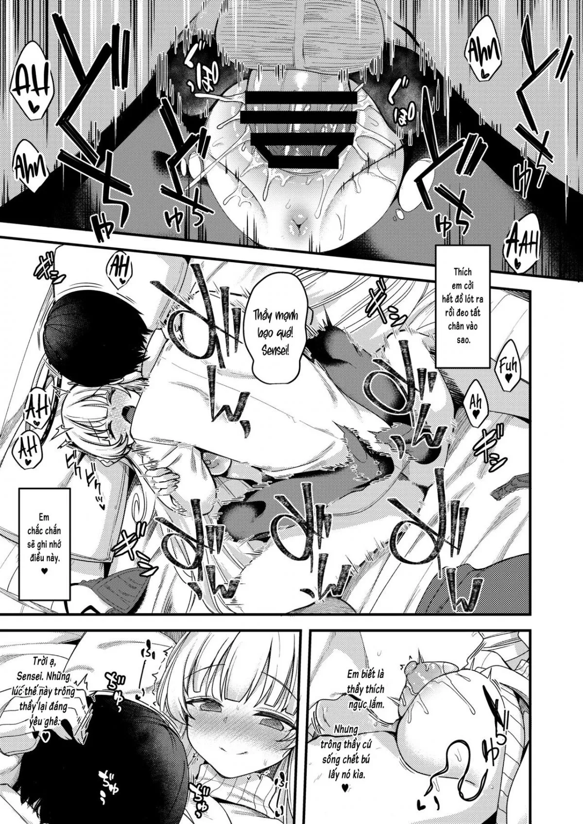 HentaiVN.net - Ảnh 10 - Sensei, thầy có thể dành thêm nhiều thời gian cho em nữa được không? - Oneshot nứng