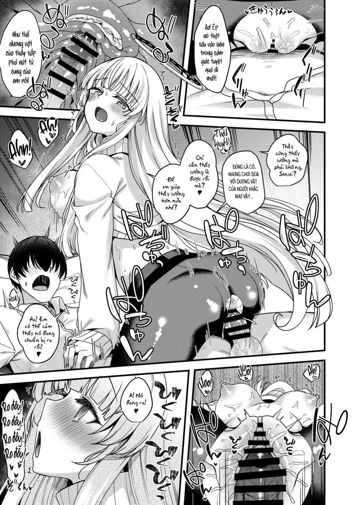 HentaiVN.net - Ảnh 16 - Sensei, thầy có thể dành thêm nhiều thời gian cho em nữa được không? - Oneshot nứng