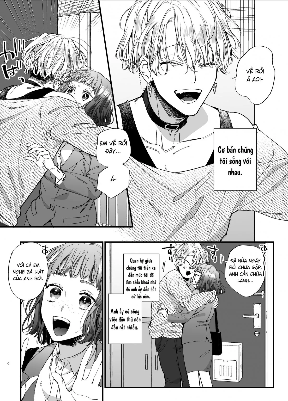 HentaiVN.net - Ảnh 8 - Trông em thảm hại như này lại đáng yêu vl [Kawaisou na Kimi ga Ichiban Kawaii -Kyouizon na Chiaki-kun to Kimesaku Ecchi-] - Nổ máy