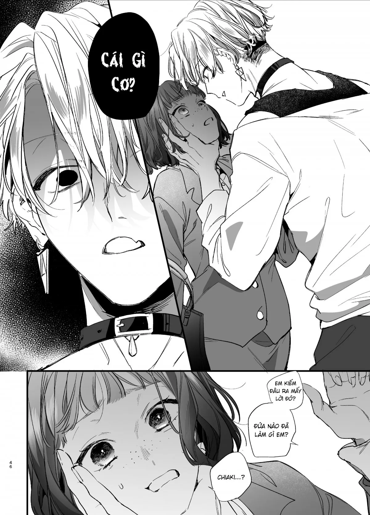 HentaiVN.net - Ảnh 5 - Trông em thảm hại như này lại đáng yêu vl [Kawaisou na Kimi ga Ichiban Kawaii -Kyouizon na Chiaki-kun to Kimesaku Ecchi-] - Brừm