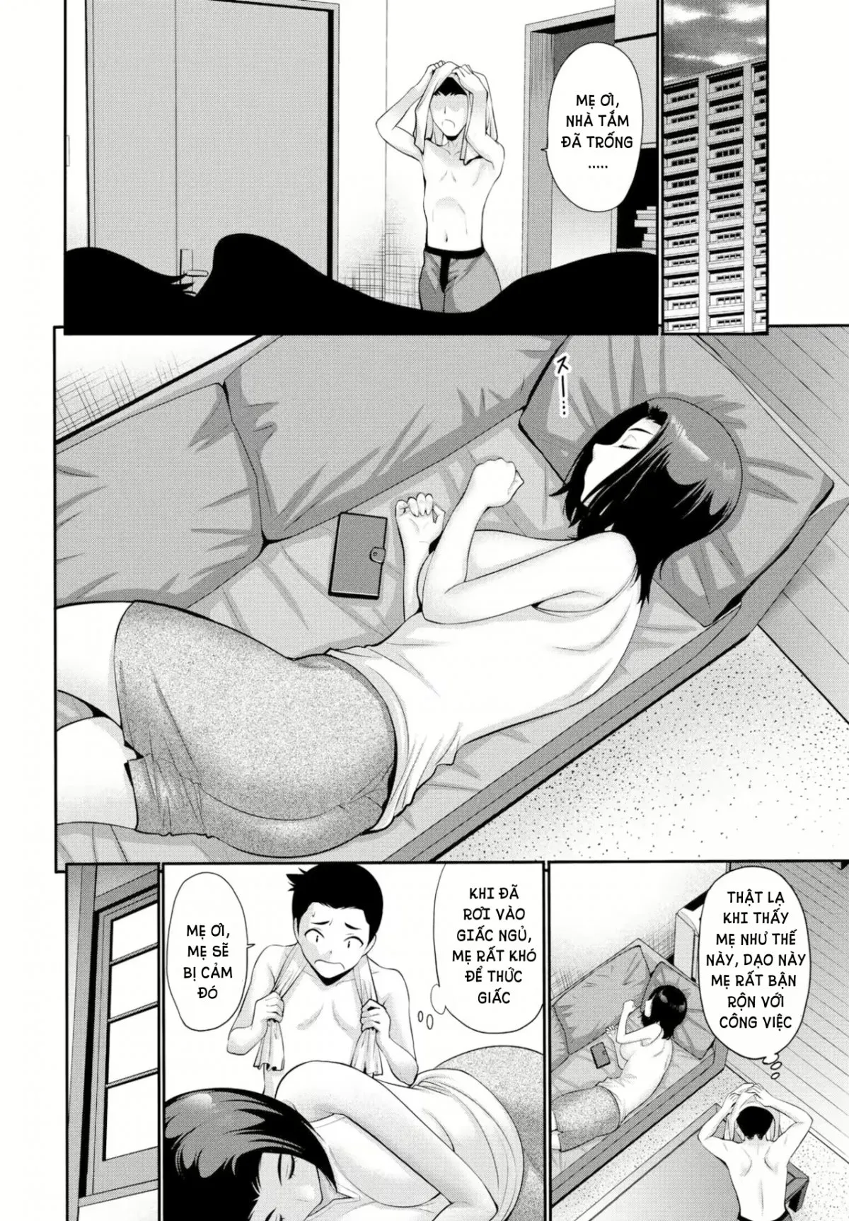 HentaiVN.net - Ảnh 3 - Okaa-San No Kyousei (Koe) Ga Kikitai - Chap 1