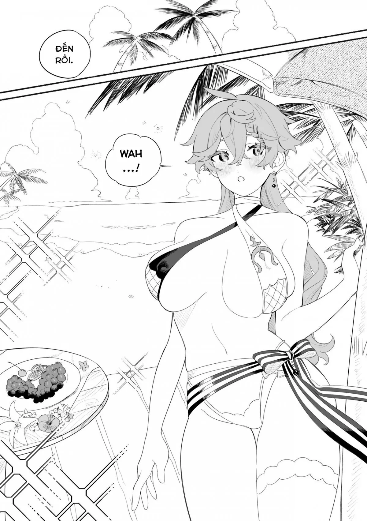 HentaiVN.net - Ảnh 9 - Kì nghỉ hè ngọt ngào. (Genshin Impact) [Summer Time] - Oneshot