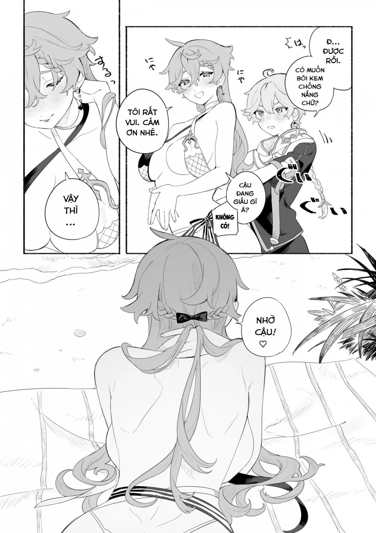 HentaiVN.net - Ảnh 11 - Kì nghỉ hè ngọt ngào. (Genshin Impact) [Summer Time] - Oneshot