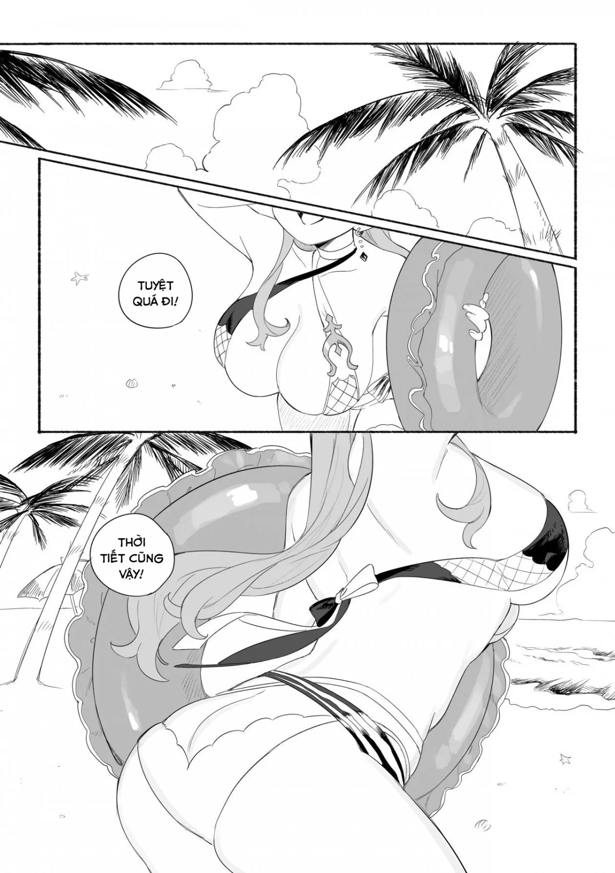 HentaiVN.net - Ảnh 4 - Kì nghỉ hè ngọt ngào. (Genshin Impact) [Summer Time] - Oneshot