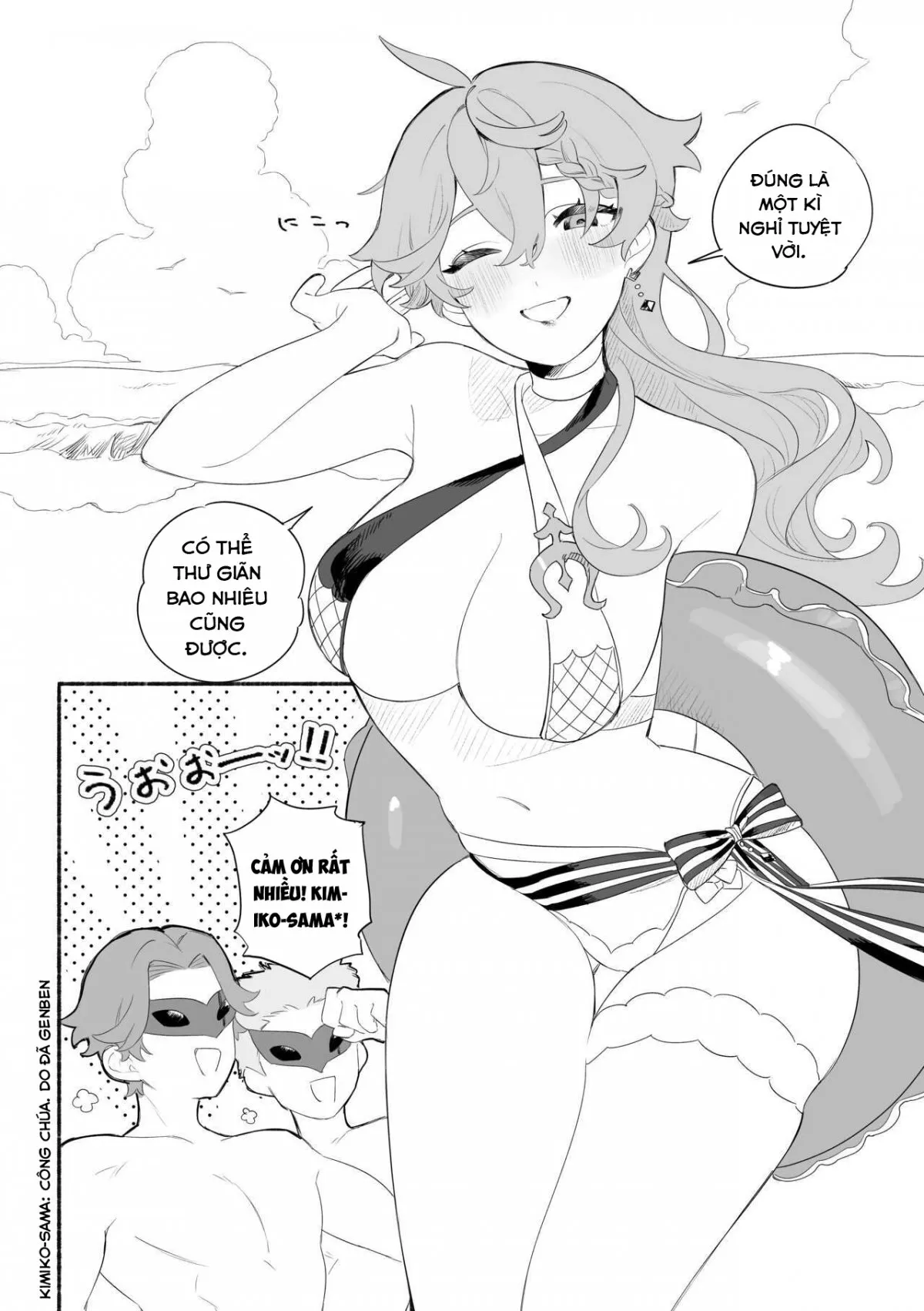 HentaiVN.net - Ảnh 5 - Kì nghỉ hè ngọt ngào. (Genshin Impact) [Summer Time] - Oneshot
