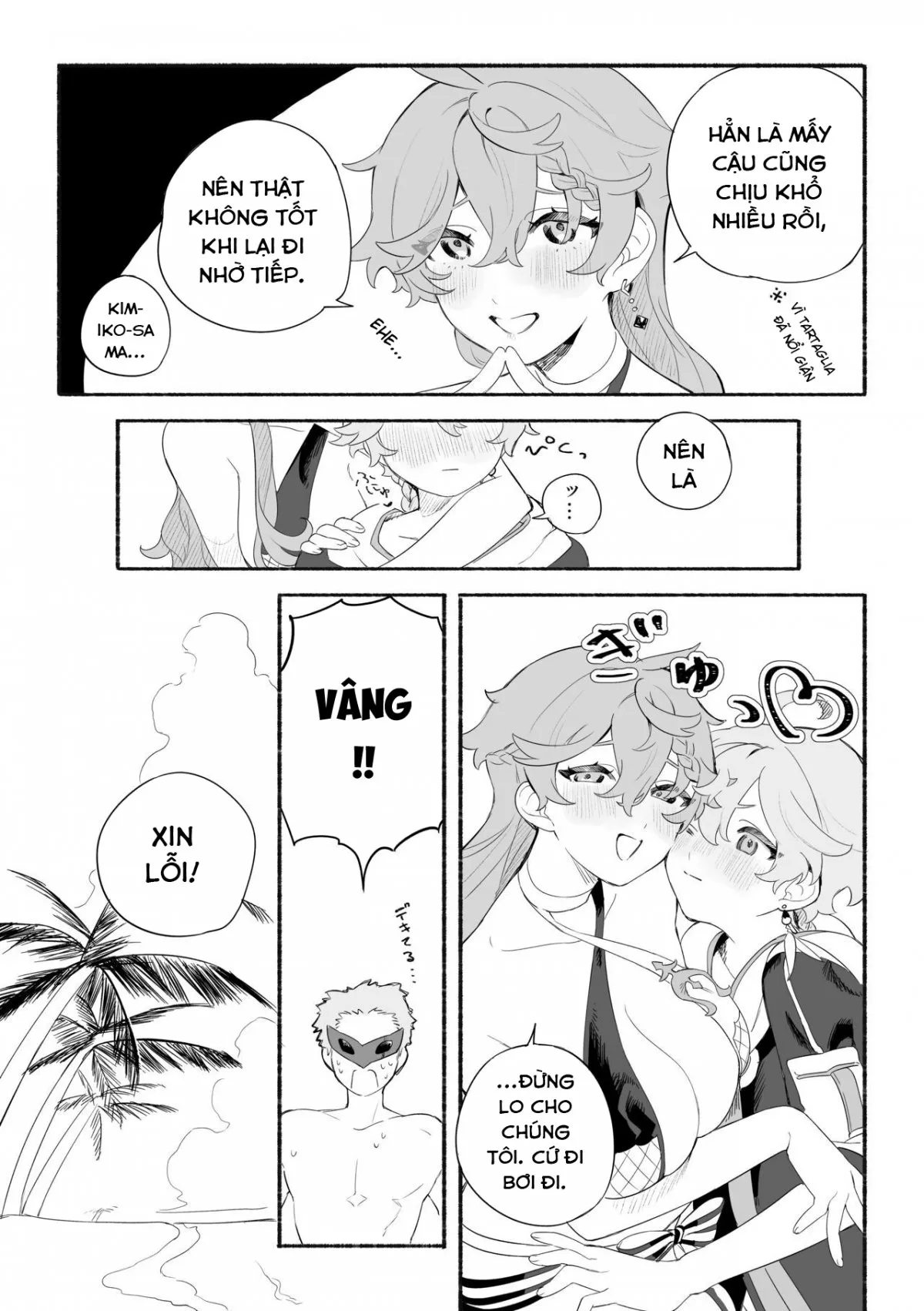 HentaiVN.net - Ảnh 7 - Kì nghỉ hè ngọt ngào. (Genshin Impact) [Summer Time] - Oneshot