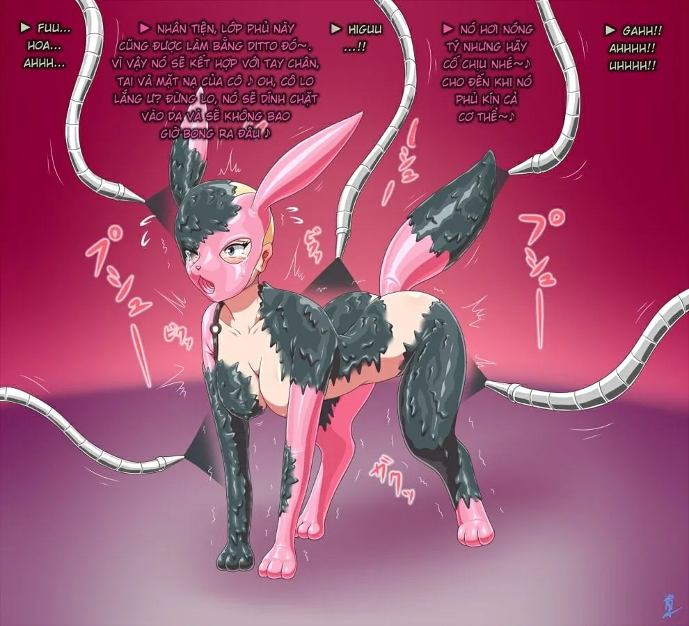 HentaiVN.net - Ảnh 10 - Cynthia → Umbreon Rubber Doll Kaizou - Oneshot