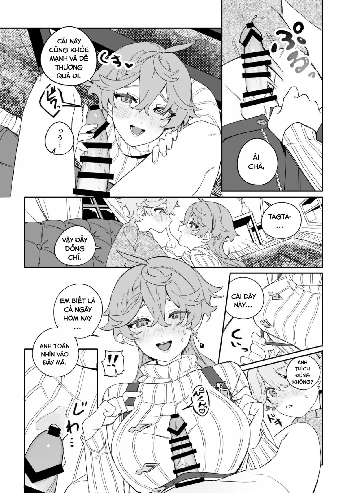HentaiVN.net - Ảnh 9 - Kì nghỉ đông ngọt ngào (Genshin Impact) [SweetSweet Winter holiday] - Oneshot