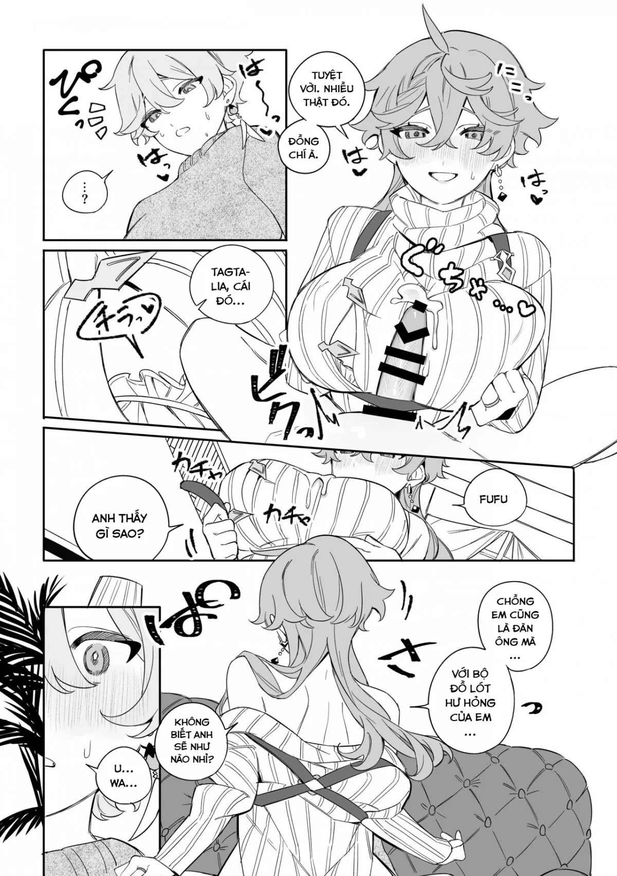 HentaiVN.net - Ảnh 11 - Kì nghỉ đông ngọt ngào (Genshin Impact) [SweetSweet Winter holiday] - Oneshot