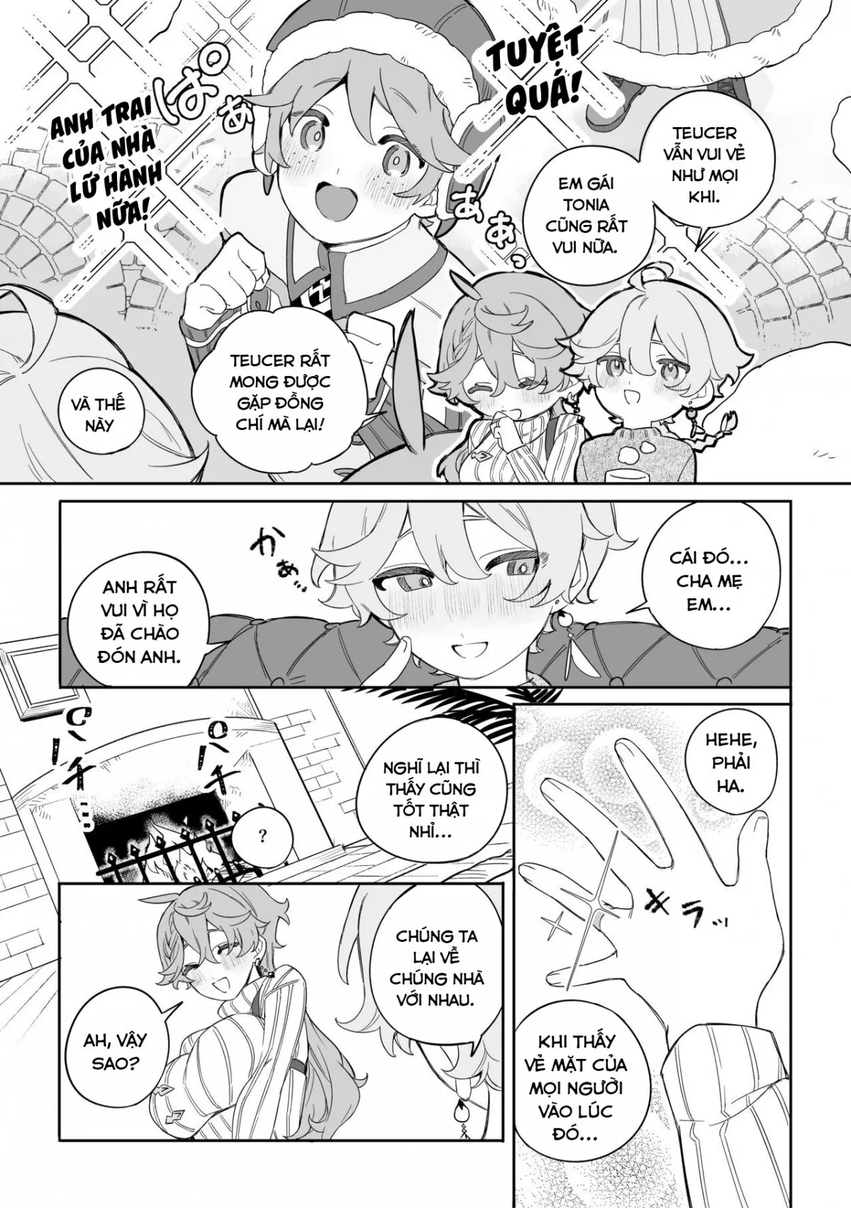 HentaiVN.net - Ảnh 5 - Kì nghỉ đông ngọt ngào (Genshin Impact) [SweetSweet Winter holiday] - Oneshot