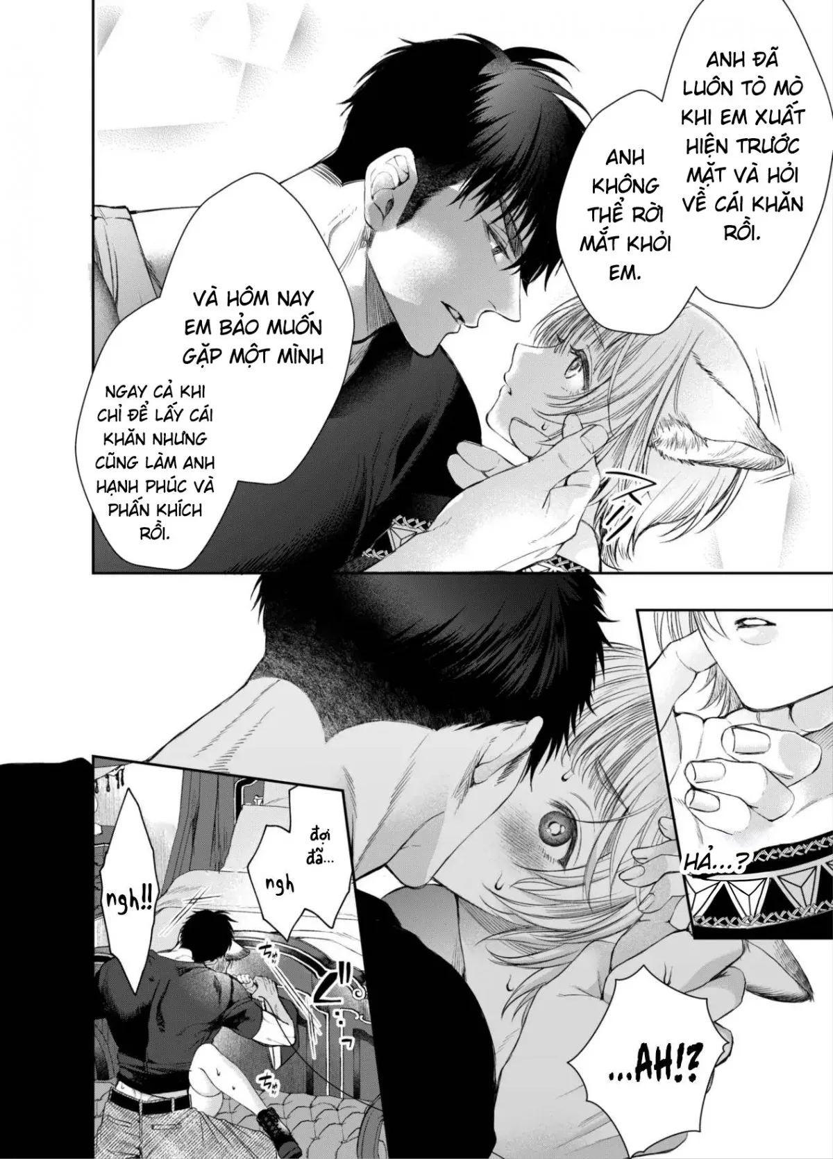 HentaiVN.net - Ảnh 23 - Tôi không thể thoát khỏi Kỵ sĩ quàng khăn đỏ tinh nghịch [Muttsuri Akazukin-kun kara wa Nigerarenai] - Part 1